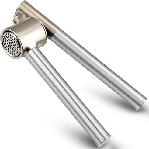 Roeene Garlic Press, 304 Stainless Steel Garlic Mincer & Crusher, Heavy Duty, Easy