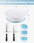 Kootek Cake Decorating Kit with Cake Turntable, 2 Frosting Spatulas, 3 Icing Smoother Scrapers, Baking Tools for