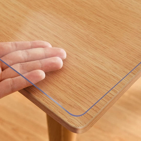 VeeCano 30X78 Inch New Clear Coffee Dining Table Protector Plastic PVC Tablecloths for