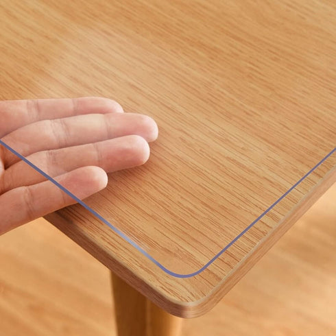 VeeCano 40X48 Inch Clear Plastic Table Protector Pad Wipeable Vinyl PVC Tablecloth Rectangular