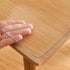 VeeCano 12X24 Inch 1.5mm Thick Multisize Clear PVC Table Cover Blotter Protector Rectangular