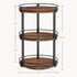 3 Countertop 10.2" 10.2" 18.5", Snughome Lazy Susan Organizer, Tier Rotating Spice Rack, Turntable Lazy Susan Kitchen