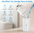 CATIRE 17.6oz 2000mAh, 8 Countertop Upgraded Larger Capacity Automatic Dish Soap Dispenser Touchless, Liquid Hand Soap