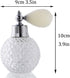 H&D Vintage Crystal Empty Perfume Replacement Spray Bottle Atomizer, Luxury Series (Clear)