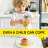 Zyntrytong Honey Dispenser,Honey Dispenser No Drip,ABS Honey Pot with Stand, Maple Syrup Honey Container, No Drip Syrup