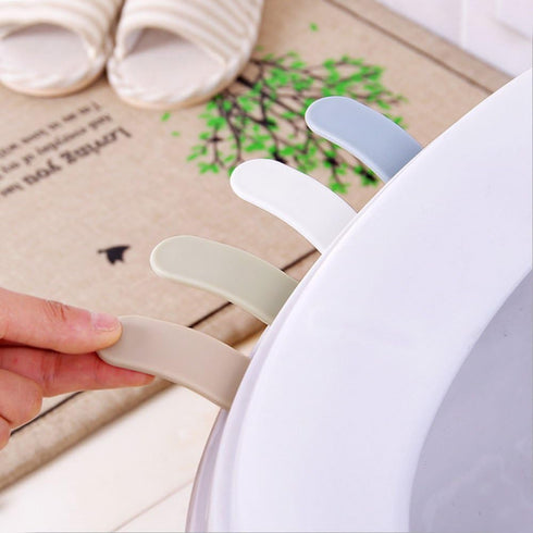 Daycount 4-Pack Toilet Cover Extractor Lid Lifter Holder - Self Adhesive Toilet Lid Protector