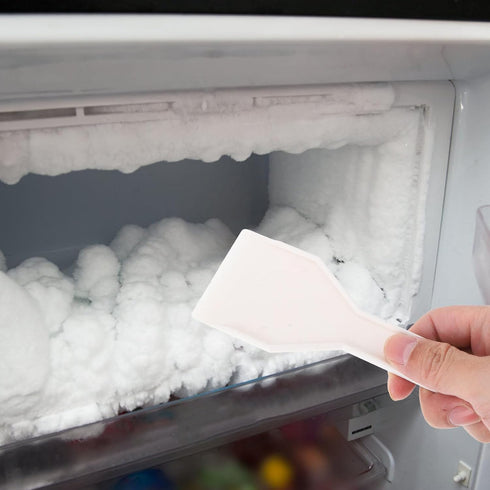 MAGICLULU 1pc Plastic Refrigerator Shovel White Refrigerator Scraper With Handle Refrigerator De-Ice Scraper for Kitchen