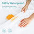 18 Queen Mattress Protector Waterproof- Washable Mattress Cover Queen Size Fitted Bed Pad Noiseless Plastic Protection