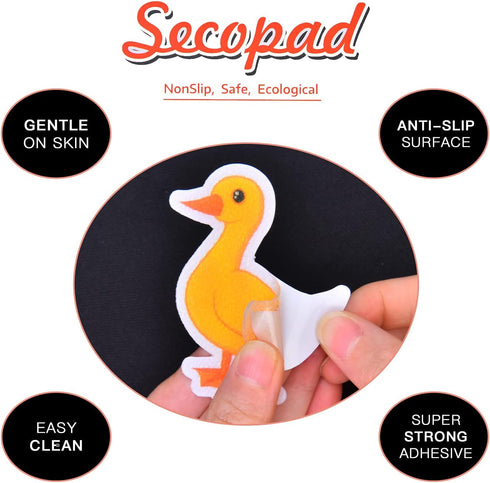 32 Secopad Non Slip Bathtub Stickers, PCS Adhesive Kids Animals Anti Slip Decal Treads for Shower and Bath Tub