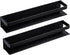 KES 16 Inch Aluminum Spice Rack Organizer, Wall Mount Seasoning Holder, Anodized Black, 2 Pack, KSR401S40-BK-P2