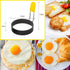 Egg Ring for Frying Eggs and English Muffin - Round Shaper Mold with Anti-scald Handle - Stainless Steel Non-stick