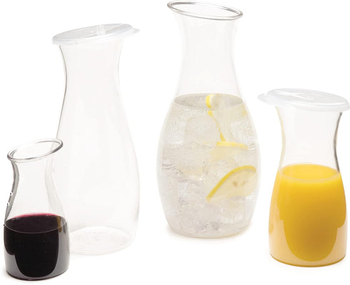 Carlisle FoodService Products Cascata Carafe Juice Jar, 1.5 L, Clear, Plastic