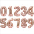 Balloon Number, 40 inch Rose Gold Foil Balloons Numbers Mylar 0-9 for Birthday Party, Wedding, Bridal Shower