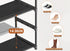 6 39Pairs, 2 Closet LUKYTOWER Extra Long Shoe Rack Tier Shoe Storage Organizer with Hooks, Wide Stackable Shoe