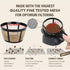 Reusable Coffee Basket Filter, 12 Cup Replacement Filters for Hamilton Beach 2-Way Brewer Coffee Maker, 2PCS