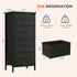 4 Closet Sweetcrispy Fabric Drawer Small Dresser, Bedside Nightstand with Wooden Top Sturdy Frame, Entryway Bedroom