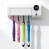 GEVOODIX UV Toothbrush Sanitizer and Holder, Smart Toothbrush Holder with 4-Slots Holders, Tooth