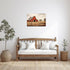QIXIANG Old Barn Picture Wall Decor - Red Barn Canvas Print Rustic Scenery for Farmhouse Bathroom Decor
