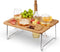 Tirrinia Portable Wine Picnic Table, Ideal Wine Gift for Women Men, Small