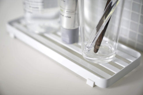 Yamazaki Home Tower Bathroom Trays, One Size, White