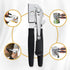 Heavy Duty Manual Crank Can Openers, Commercial Swing Away Can Opener with Rubber-coated Handles