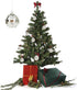 12 Pcs Silver Disco Mirror Balls for Party Decoration, Christmas Tree Ornaments (4CM)