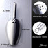 Stainless Steel Ice Scoop with Drain Holes - Heavy Duty, Dishwasher Safe, 6 Ounce Capacity to Reduce Dilution
