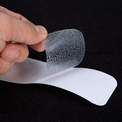 Anti Slip Tape Bath Safety Strips, 8pcs Clear Self-Adhesive Non Slip Stickers, 2 inch x 12 inch Rounded Corners for