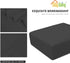 40x40x15 inch Easy-Going Stretch Square Ottoman Cover Folding Storage Stool Furniture Protector Soft Rectangle
