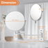 AumVum 8 inch 1X/10X 10X) 360 Wall Mounted Makeup Mirror, Magnifying Double-Sided Wall Mount Shaving Mirror (Close-Up