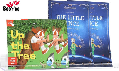 6 Pack 15 Inch Sooyee Acrylic Invisible Kids Floating Bookshelf for Kids Room,Modern Picture Ledge Display Toy Storage