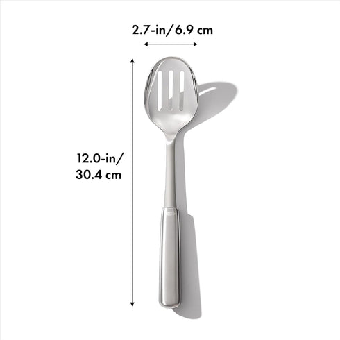 OXO Steel Slotted Cooking Spoon for Kitchen Use