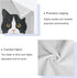 Aslsiy Set 3 Cute Black White Cat Towel Pcs Kitten Kitty Bath Hand Towels Washcloth Soft Thin Durable Towel