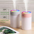 Colorful 260ml USB Humidifier - Mini Air Humidifier with 7 Color LED, Suitable for Study Room, Bedroom, Baby Room,