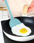 Pack of 2 Non-Stick Silicone Wok Spatula - Heat Resistant, Easy to Clean, Dishwasher Safe Kitchen Utensil