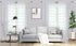 Urban Lotus White Sheer Curtains for Bedroom, 63-inch Metallic Polka Dot Window Curtain Panels for Kids Room