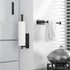 Counter 304 ASTOFLI Paper Towel Holder Under Cabinet No Drilling, Self Adhesive Paper Towel Holder Wall Mount