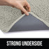 KANGAROO Luxury Chenille Bath Rug, 36x24, Extra Soft and Absorbent Shaggy Bathroom Rugs, Cream