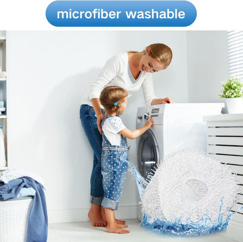 T10 X2 X4 X4 (10) Resuable Mop Cloth for Robot Sweeping Narwal Accessories Parts Microfiber Filter Side Brush Mop