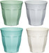 Kitchen Craft Colourworks 'Unbreakable' Melamine Tumbler Cups, 280 ml (10 fl oz), Set of 4