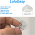 20mm Mini Suction Cups, 10 Pieces Clear PVC Plastic Sucker Pads for Festival Decoration, Wall, Glass, Home