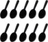 Penta Angel Coffee Scoops, 10 Pcs 0.25 OZ Plastic Measuring Spoons for Coffee, Tea, Sugar, Cereal (Black)