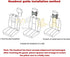 Tianmei 2 Pcs Memory Foam Car Headrest, Plain Color Neck Rest Support Pillow for Vehicle