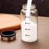 7 oz Salt Pepper Shakers, Adjustable Outlet Holes, Clear Glass Spice Bottles for Kitchen Decor and Home Accessories