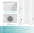 Mrs Awesome Long Shower Curtain Liner with 6 Magnets, 72 x 78 inch PEVA Heavy Duty Plastic Waterproof Shower Curtain