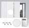Daisypower Portable Air Conditioner Window Kit, Adjustable Seal Panels for Sliding Windows with 5" Diameter Hose