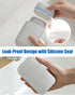 Minimalist Travel Soap Case with Removable Draining Tray, Leak-Proof Container with Silicone Seal, Gray, 1 Pack