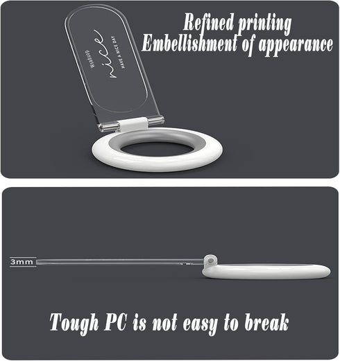 Toilet Lid Lifter, Toilet Seat Handle Avoid Touching Toilet Cover, 2 PCS White