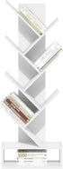 7-Tier 8.4 16.9 46.2, Furinno Tree Book Shelf, Bookshelf, Tree Bookcase with Bottom Shelf, x x for Living Room