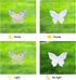 Lystaii 38 Pcs Window Clings, Rainbow Decals for Anti Collision Bird Strikes on Glass Windows